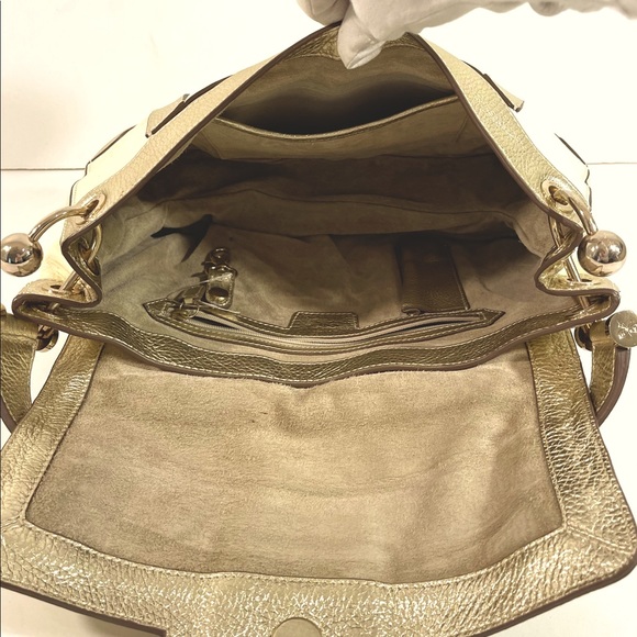 ANYA HINDMARCH “LAUTNER” Leather Shoulder Handbag - Picture 7 of 8